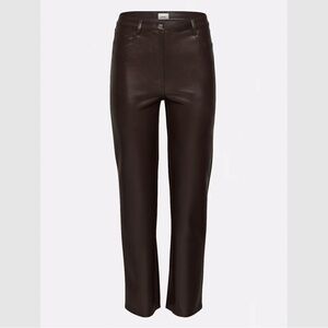 Aritzia Wilfred Melina Pant in Rich Mocha Brown | Size 00